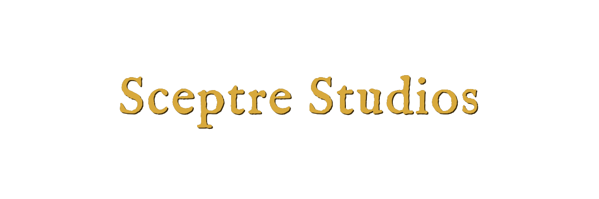 Sceptre Studios logo.